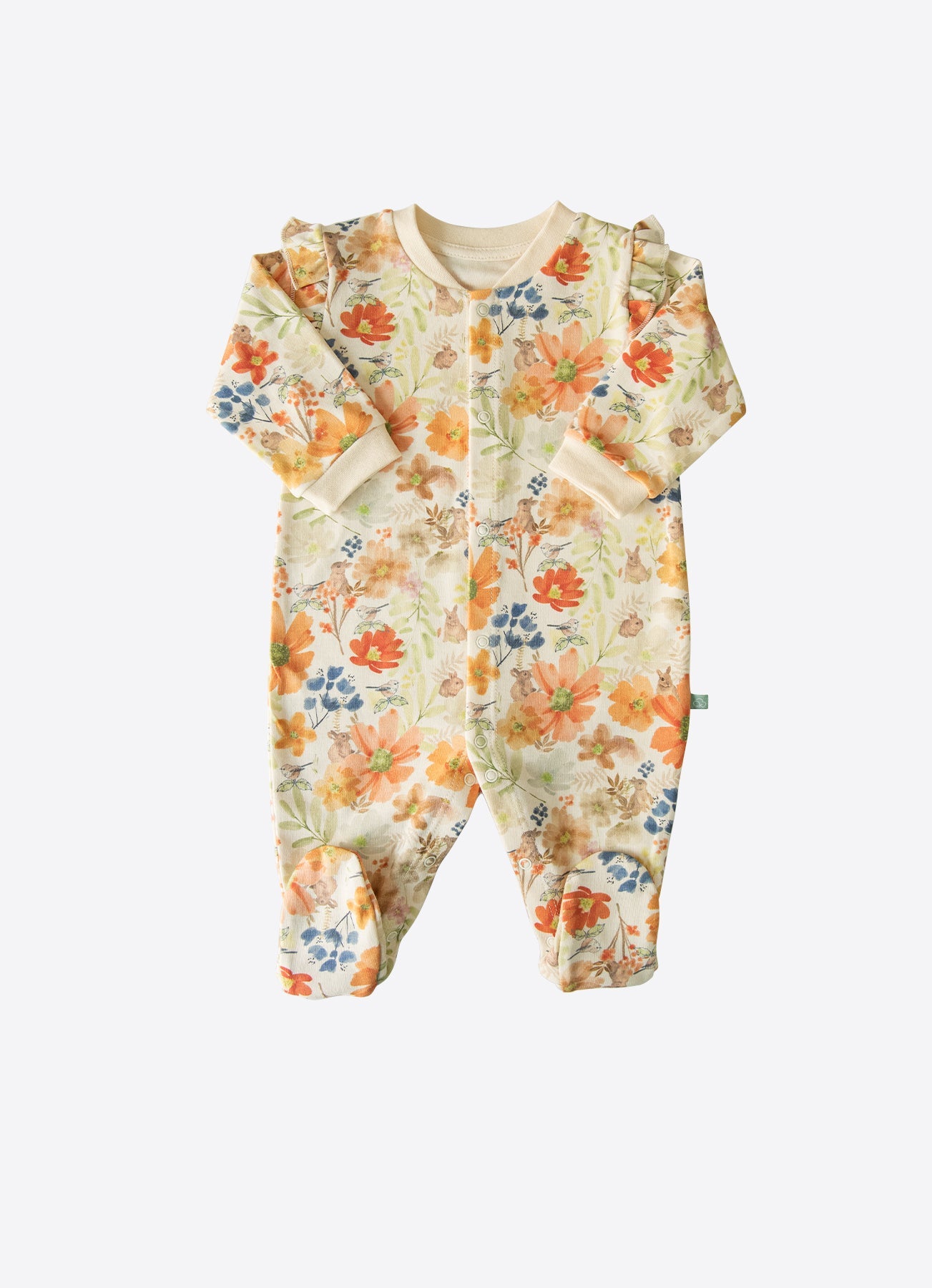 Organic Bloom Jumpsuit With Hat - S43019