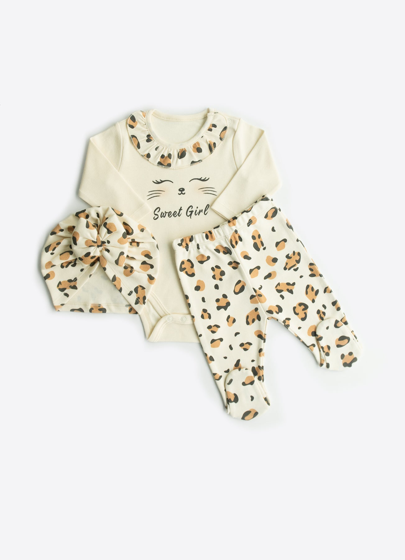 S56160 - Organic Leopard 3-Piece Set