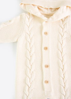 S61833 - Organic Lena Cable Knit Jumpsuit