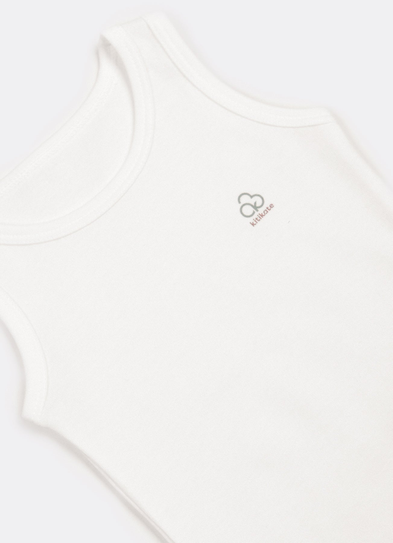 S77589 - Organic Basic Sleeveless Bodysuit-Kids