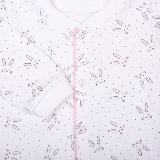 S78749 - Organic Bunny Hat & Sleepsuit