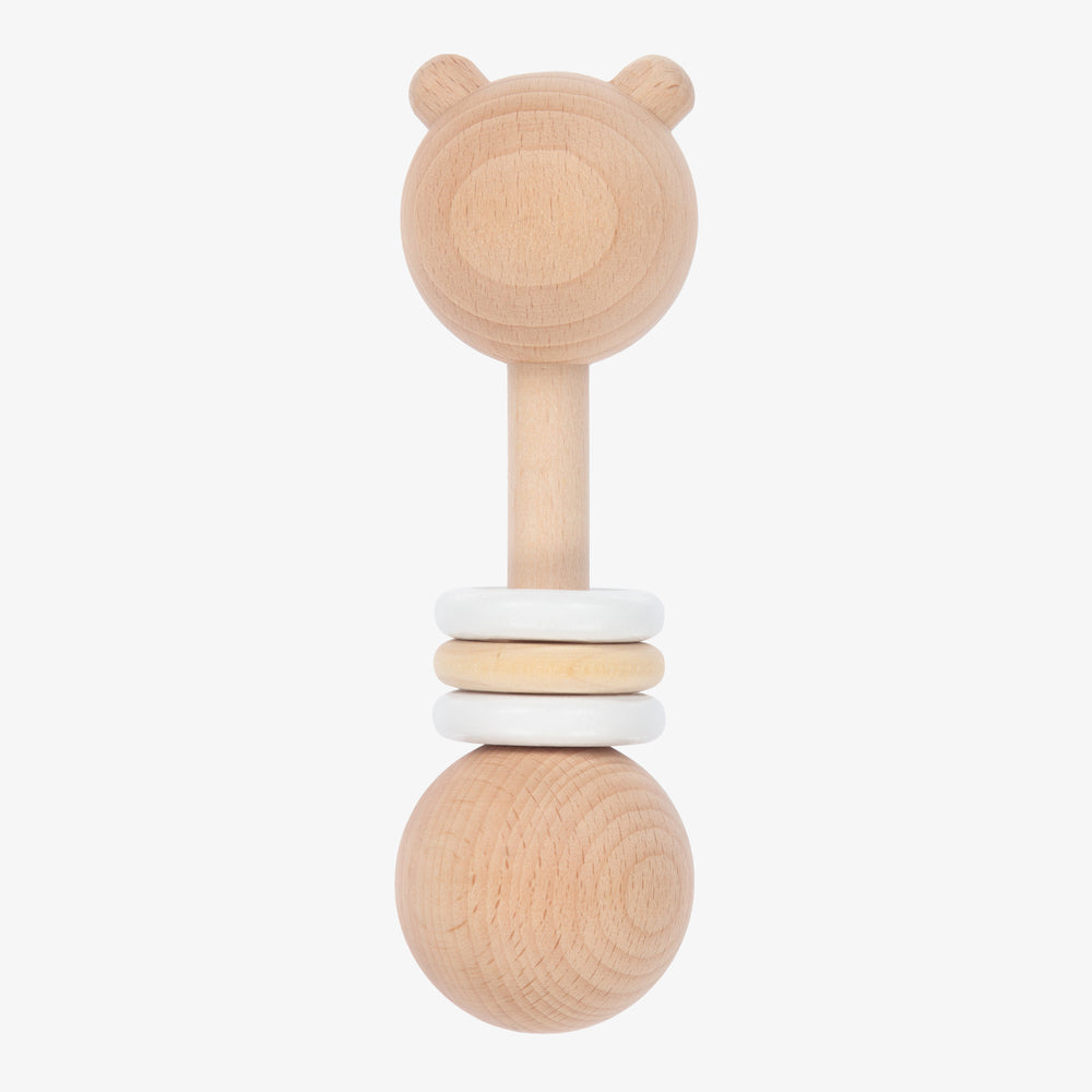 Wooden Bear Rattle