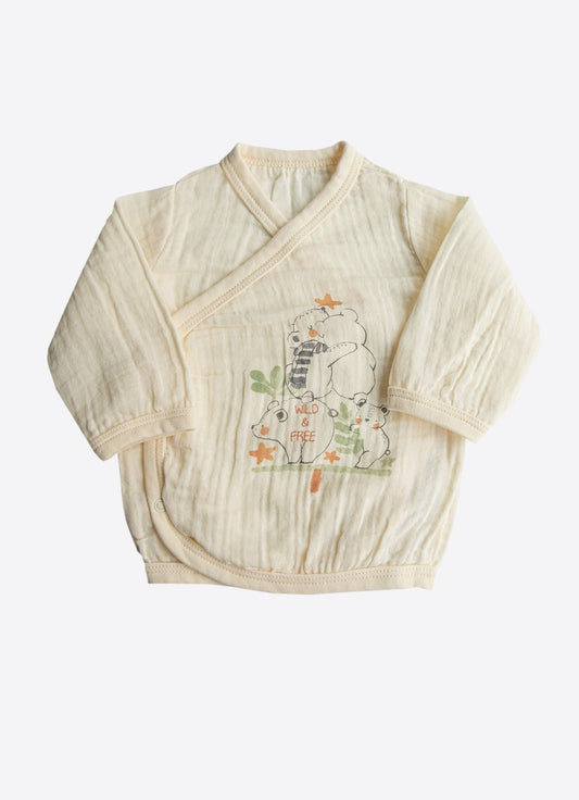 Organic Big Bear Muslin 5-Piece Newborn Set - S60770