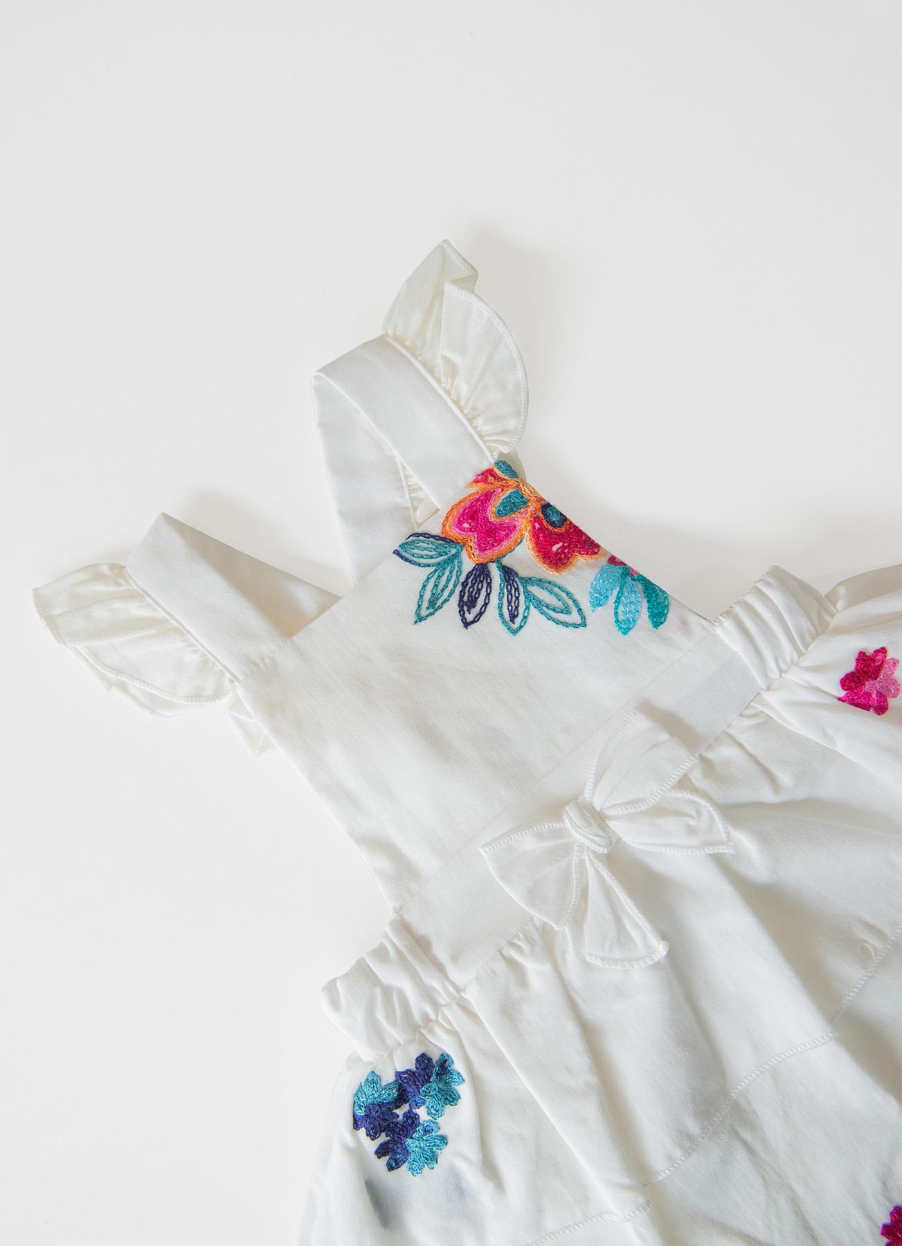 Organic Nina Pinafore Bodysuit Dress - S60028