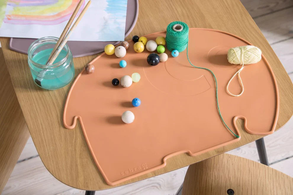Silicone placemat, Fanto, toasted orange