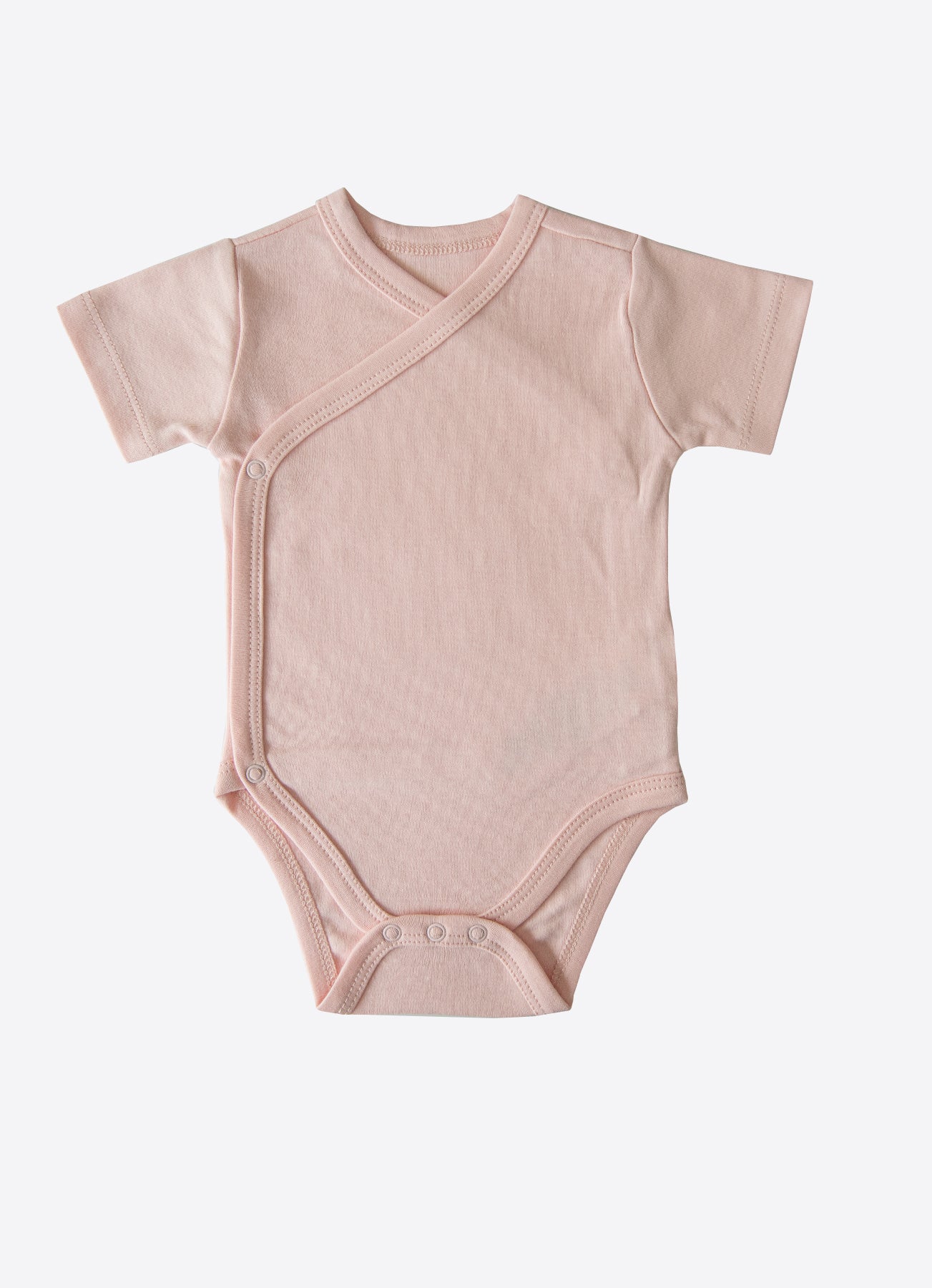 Organic New Dreams Wrapover Short Sleeve Bodysuits 3-Pack - S30330