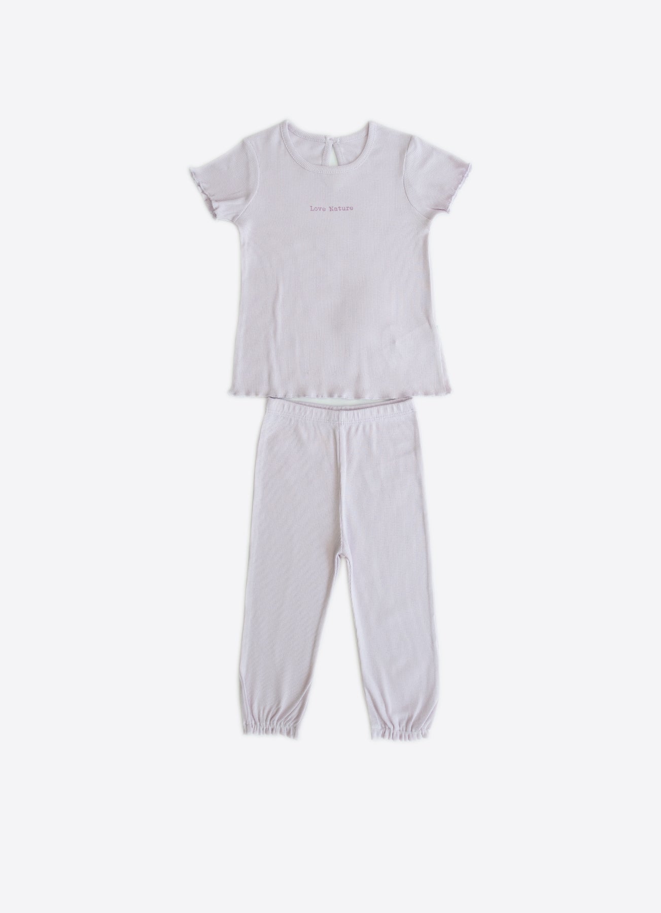 S62109 - Organic Camisole Love Nature Girls 2-Piece Set