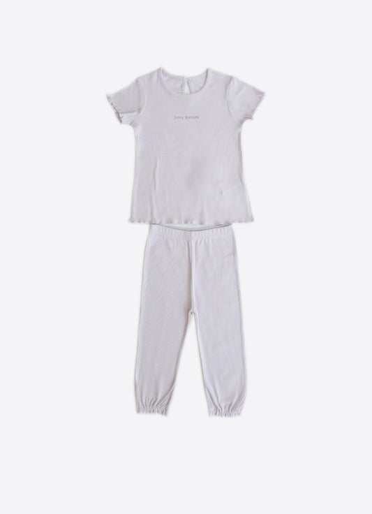 S62109 - Organic Camisole Love Nature Girls 2-Piece Set