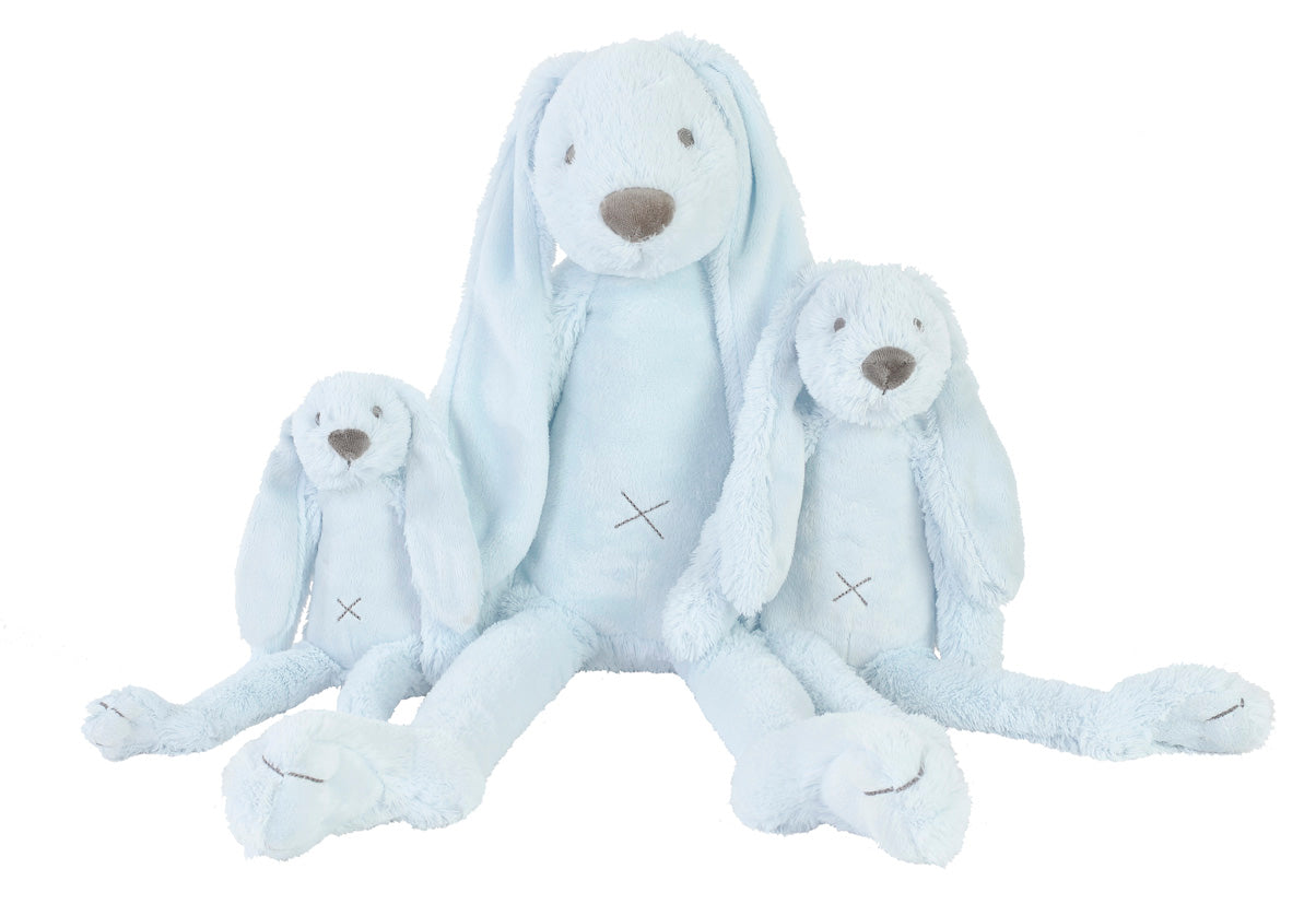 Blue Richie Rabbit Cuddly Soft Toy - 28 cm