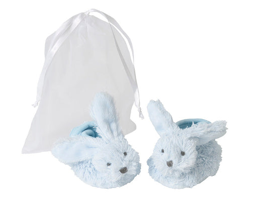 Blue Richie Rabbit Slippers - 0-6 m