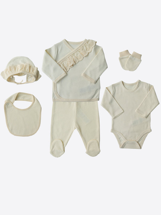 S58532 - Organic Piya 6-Piece Newborn Set