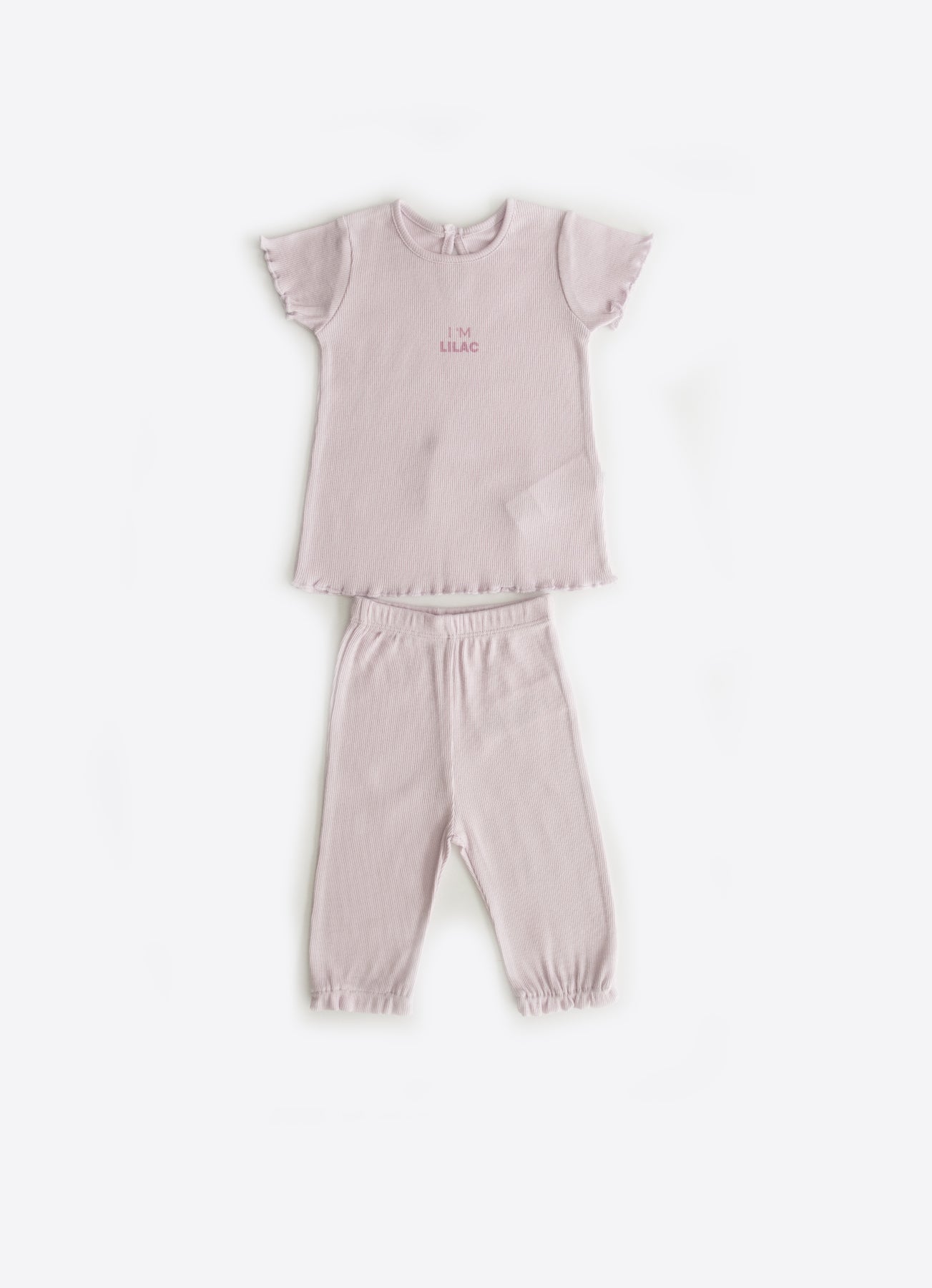 S60112 - Organic Camisole Baby Girl 2-Piece Set