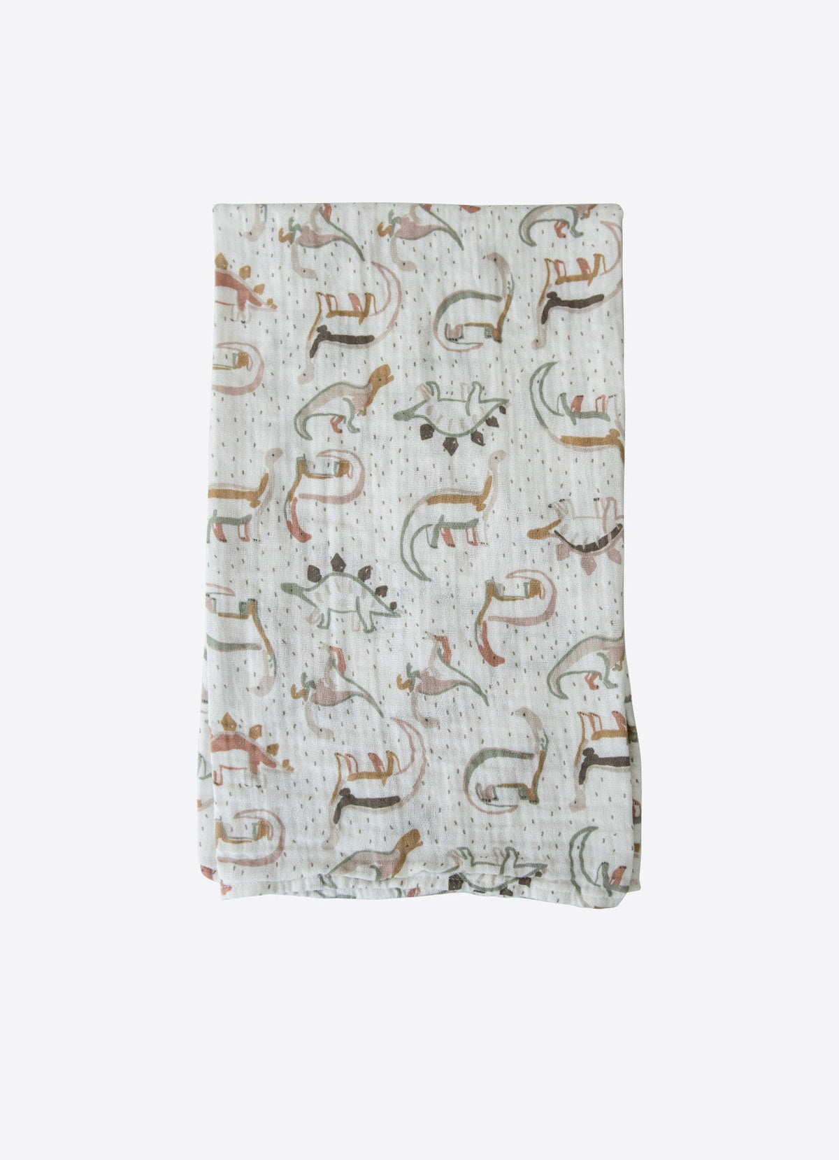 Organic Dino Muslin Blanket - S60244