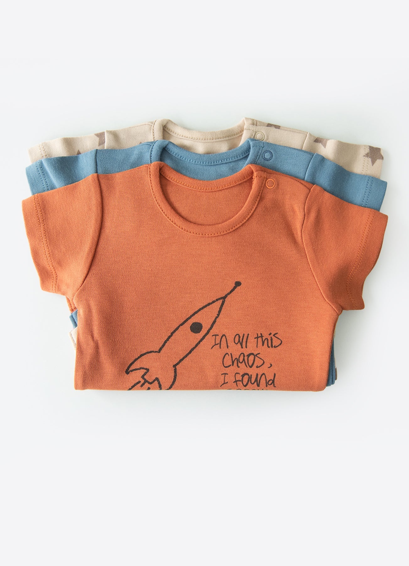 Organic Rocket Bodysuit 3-Pack - S81568