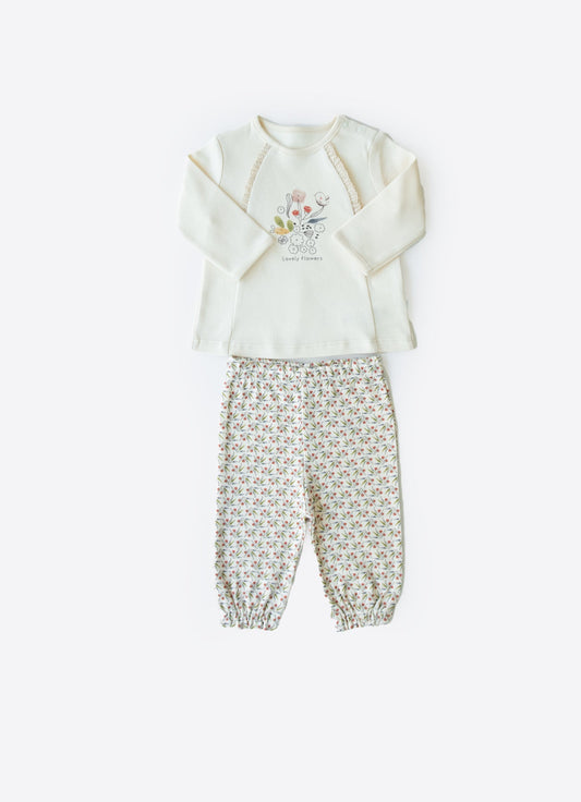 S58621 - Organic Cute Flowers 2-Piece Set