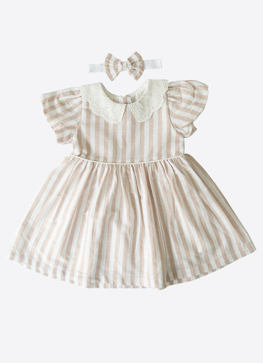 Organic Ariel Dress With Headband - S26814