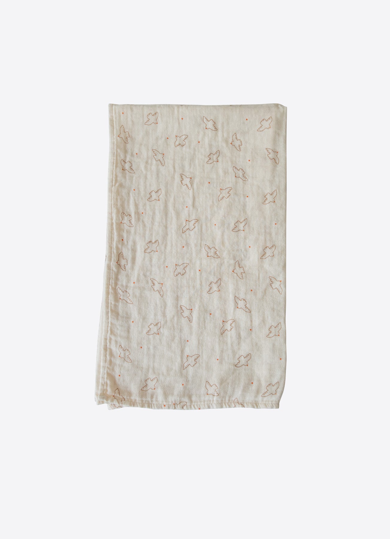 Organic Fly Bird Muslin Blanket - S60175