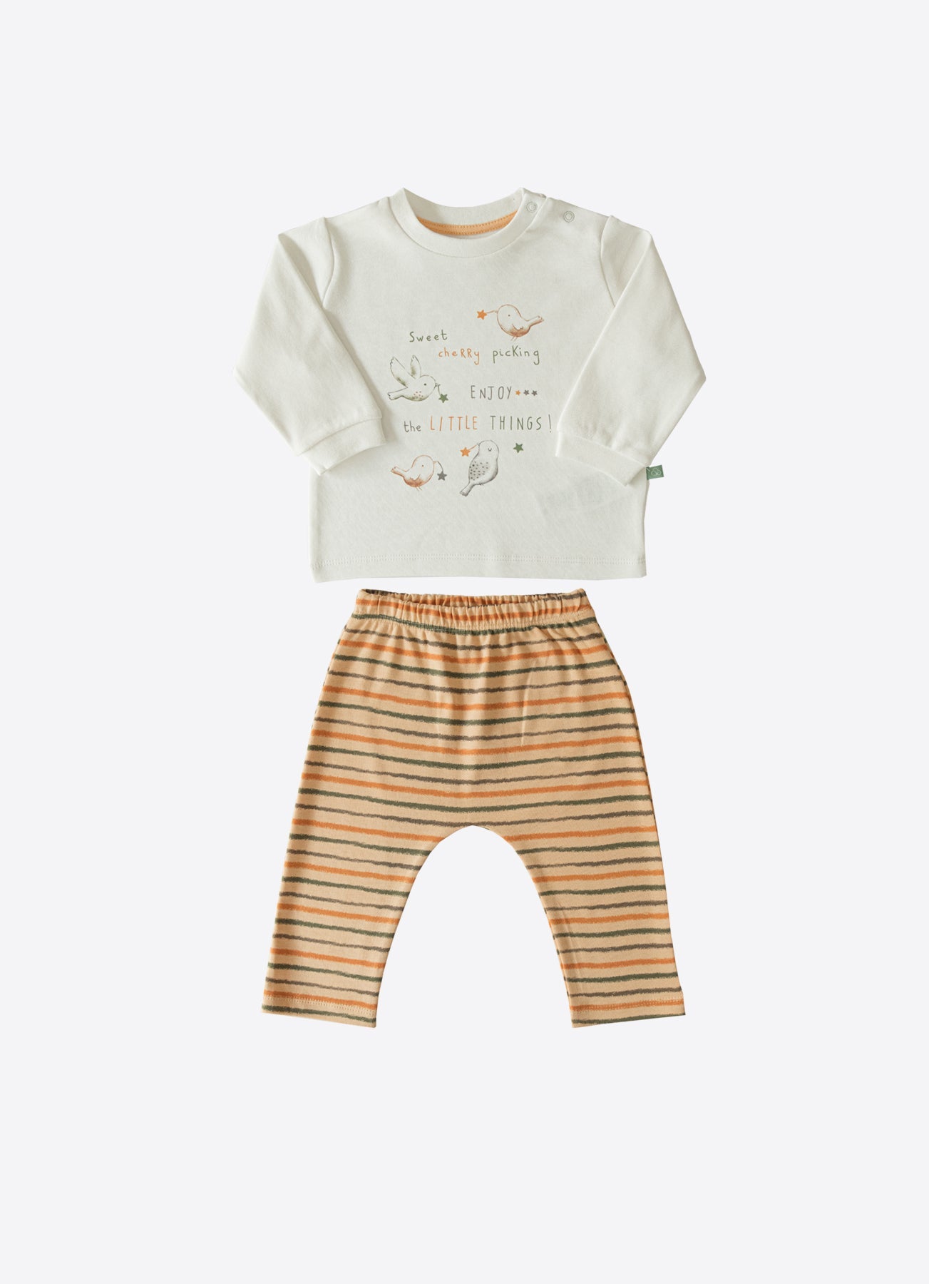 Organic Tiny Bird 2-Piece Set - S98481