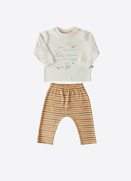 Organic Tiny Bird 2-Piece Set - S98481
