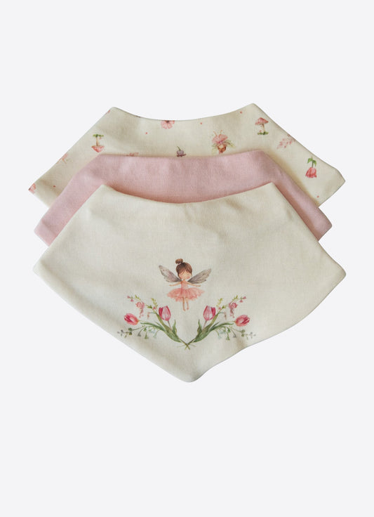 Organic Fly Bandana Bib 3-Pack - S60186