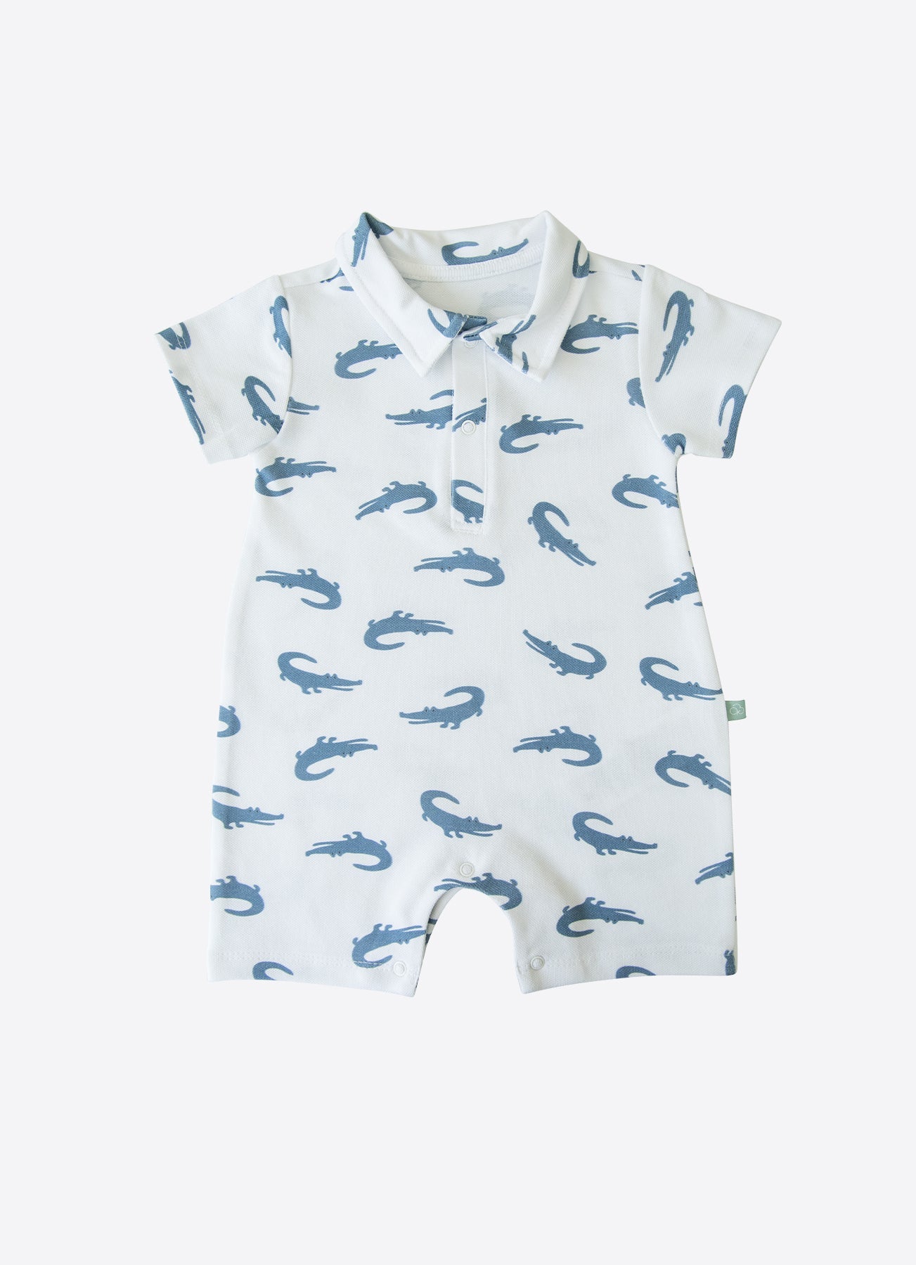 Organic Alligator Romper - S34635