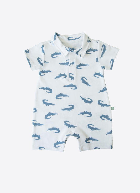 Organic Alligator Romper - S34635