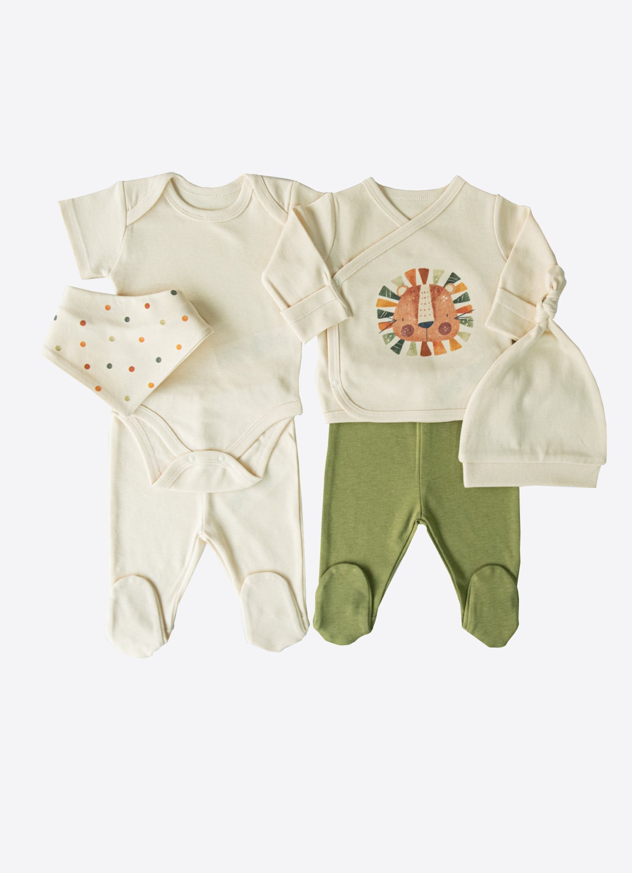 Organic Little Lion 6-Piece Newborn Set - S59225
