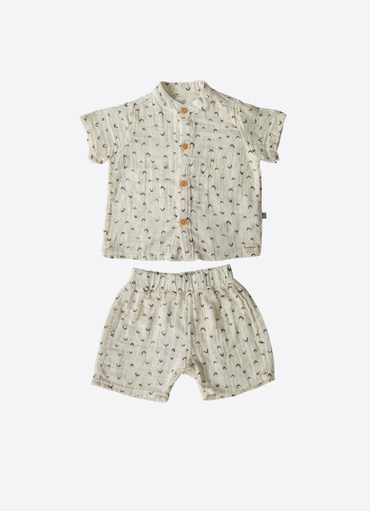 Organic Ocra Muslin 2-Piece Set - S60182