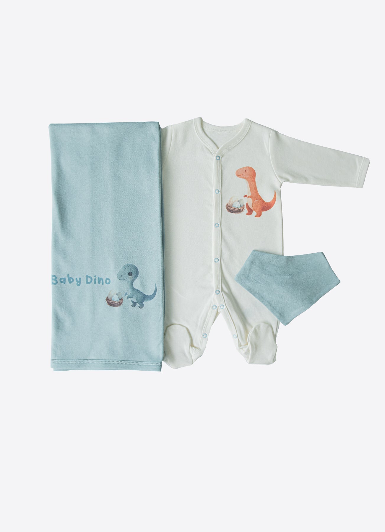 S58686 - Organic Dino 3-Piece Set