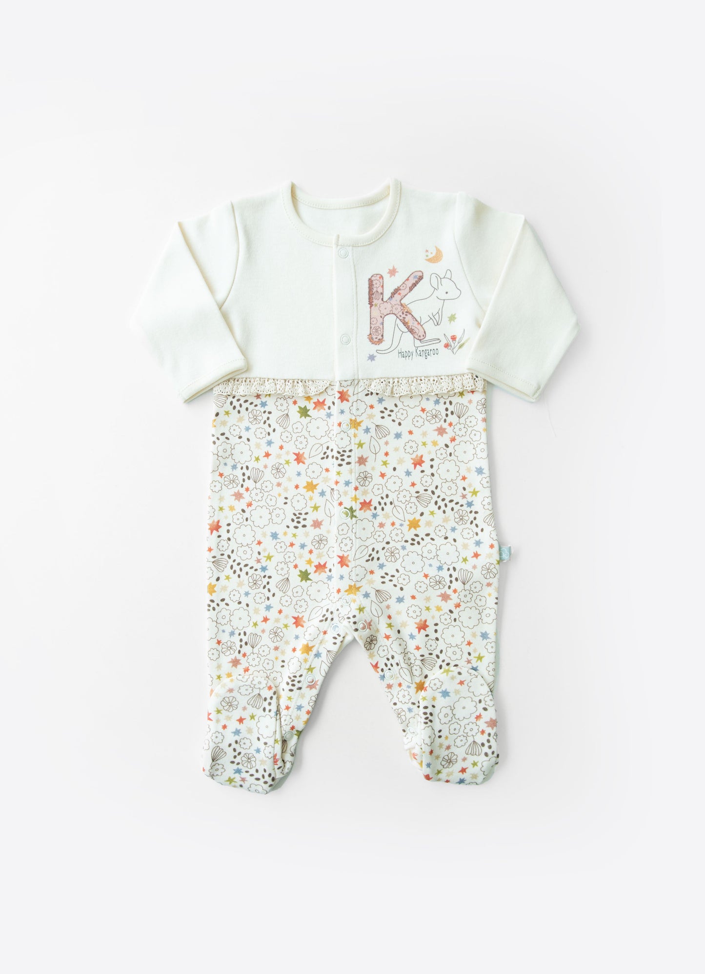 S58775 - Organic Happy Kangaroo Jumpsuit