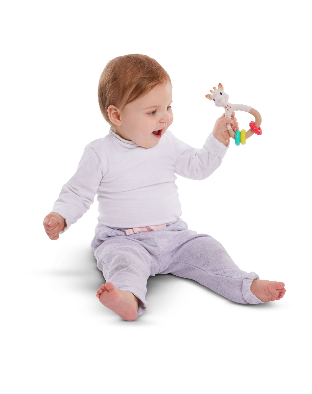 So Pure Sophie La Girafe Natur'rings Rattle - Teether