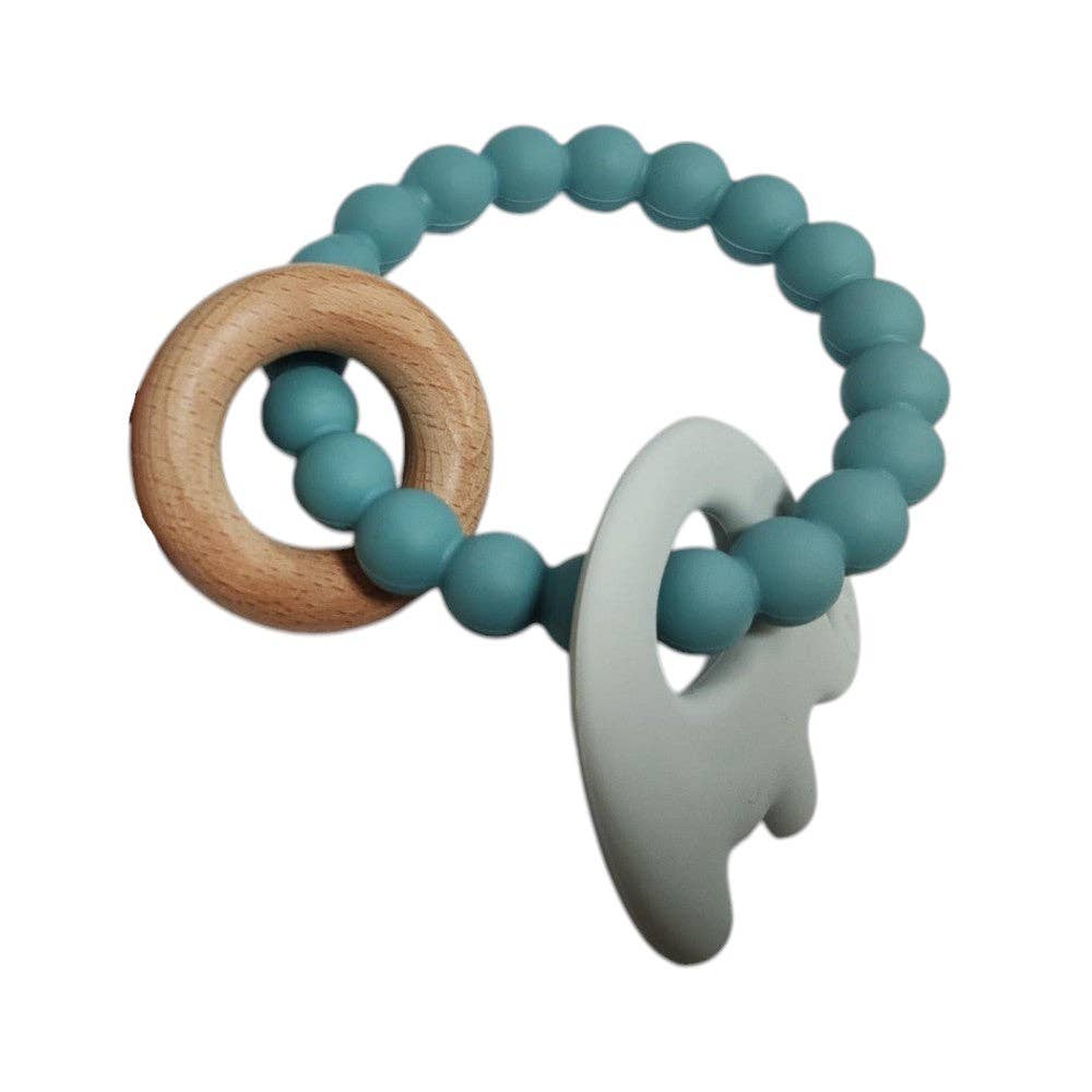 Elephant Teether Beads: Pink Haze