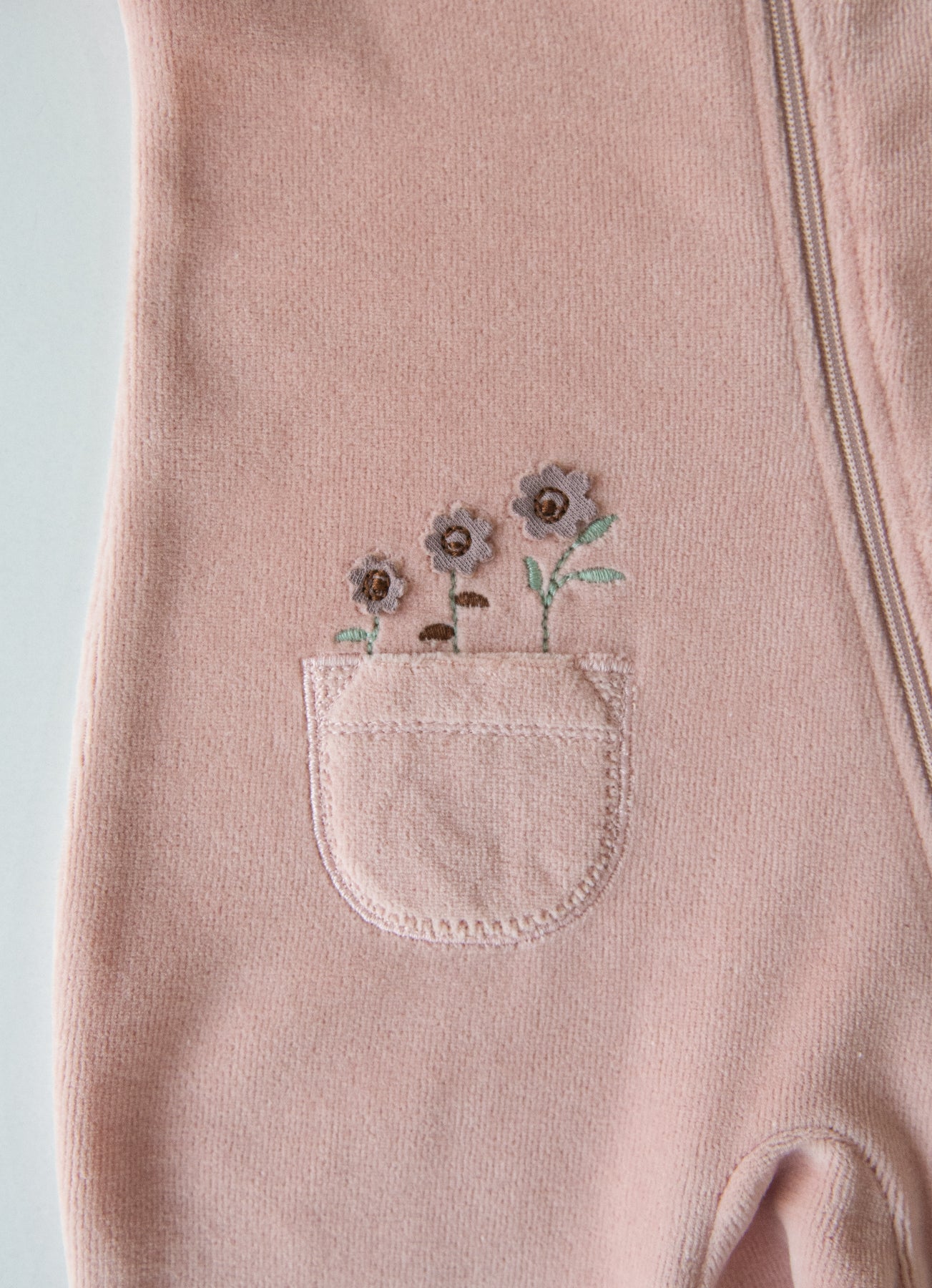 Organic Fiona Footed Jumpsuit - S19984