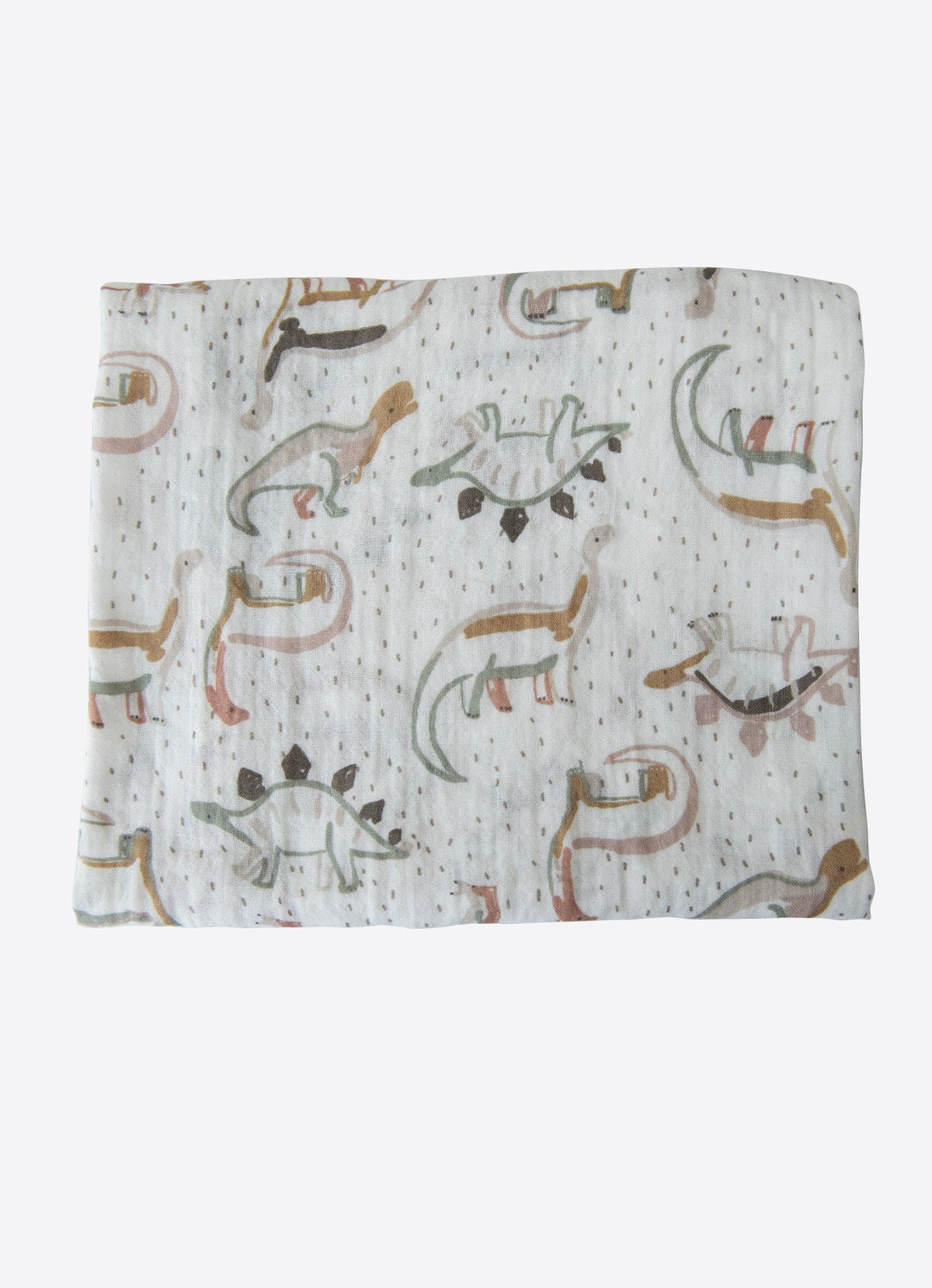 Organic Dino Muslin Blanket - S60244