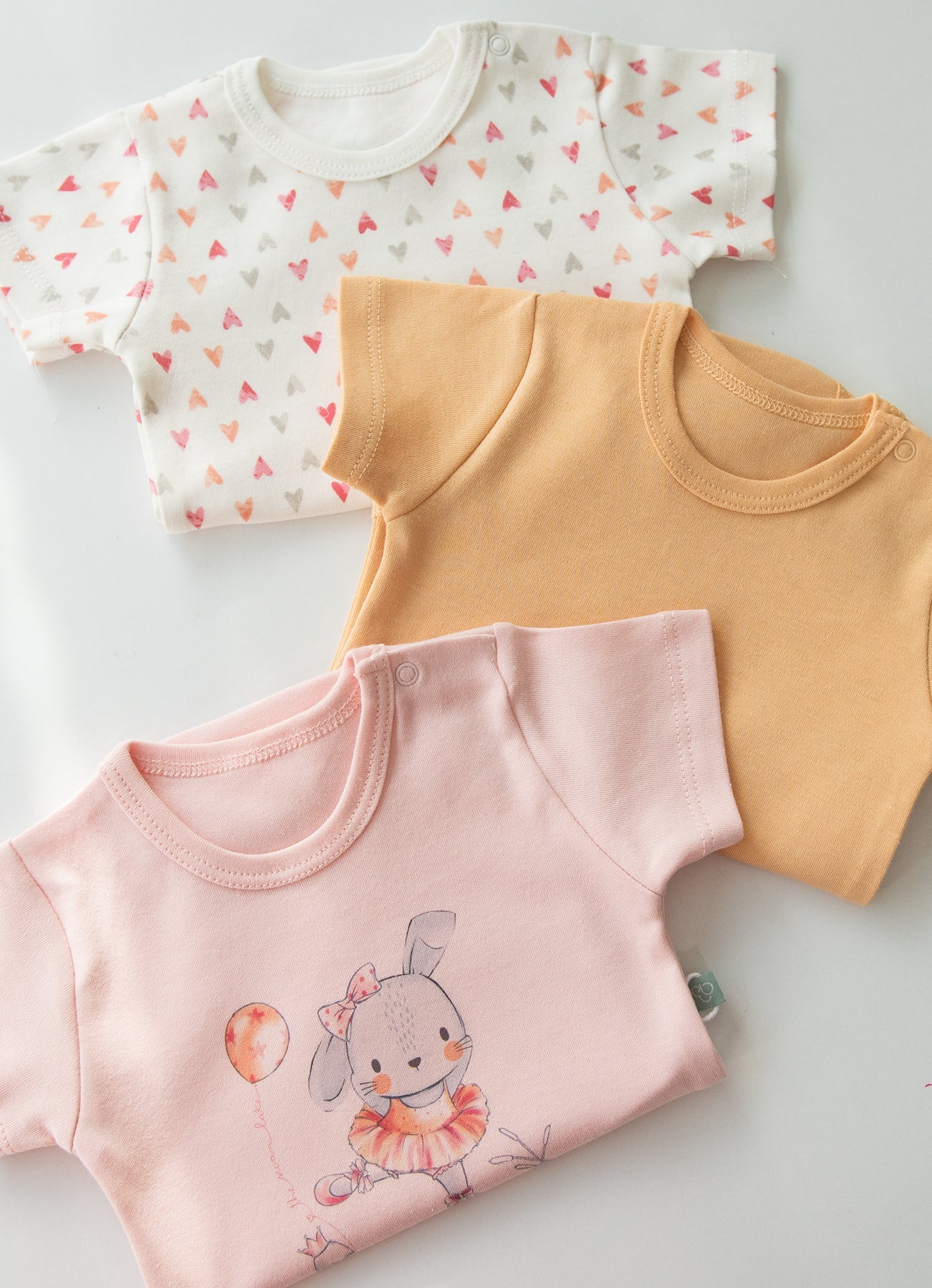 Organic Swan Queen Bodysuit 3-Pack - S81209