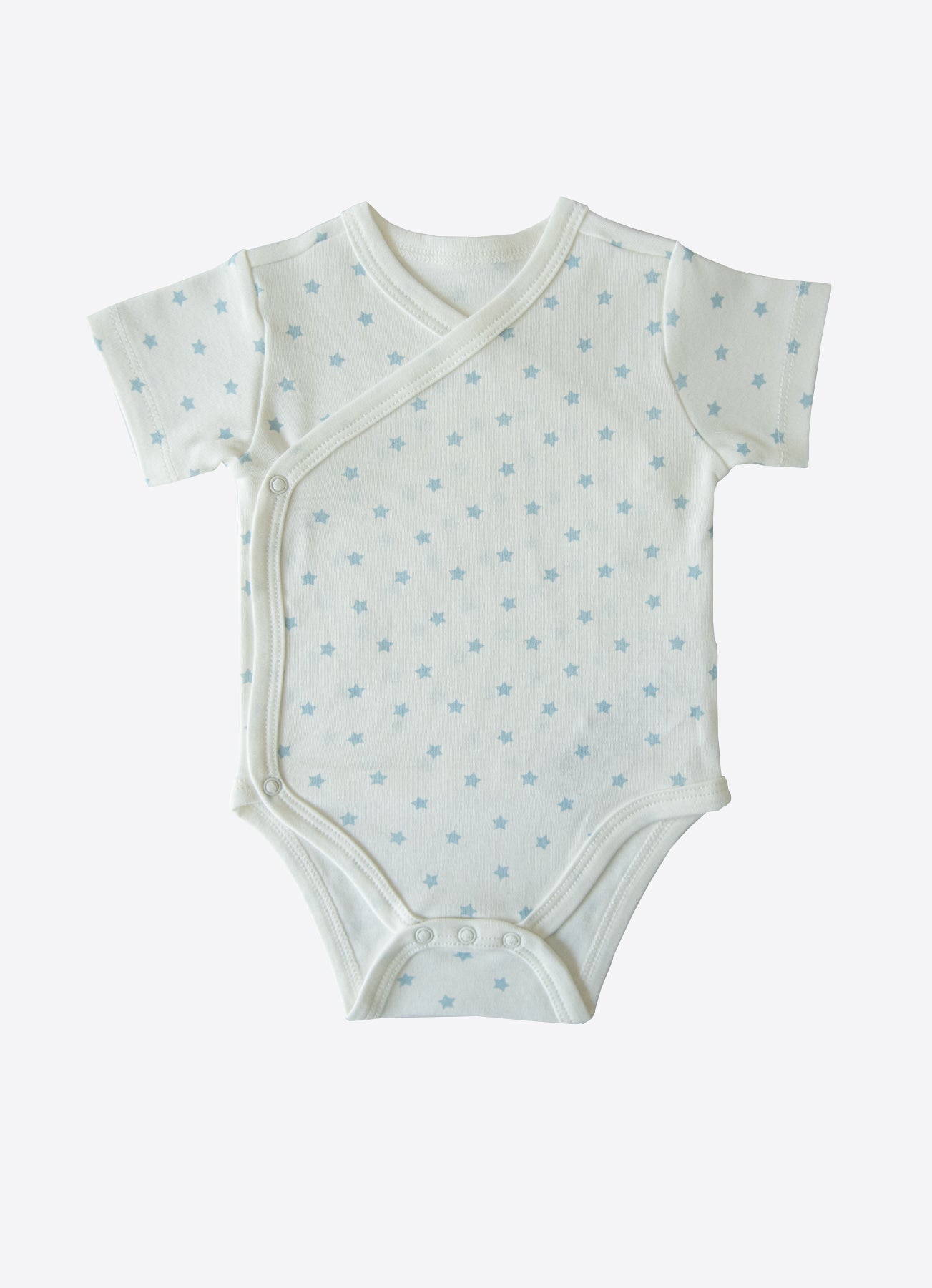 Organic New Dreams Wrapover Short Sleeve Bodysuits 3-Pack - S30330
