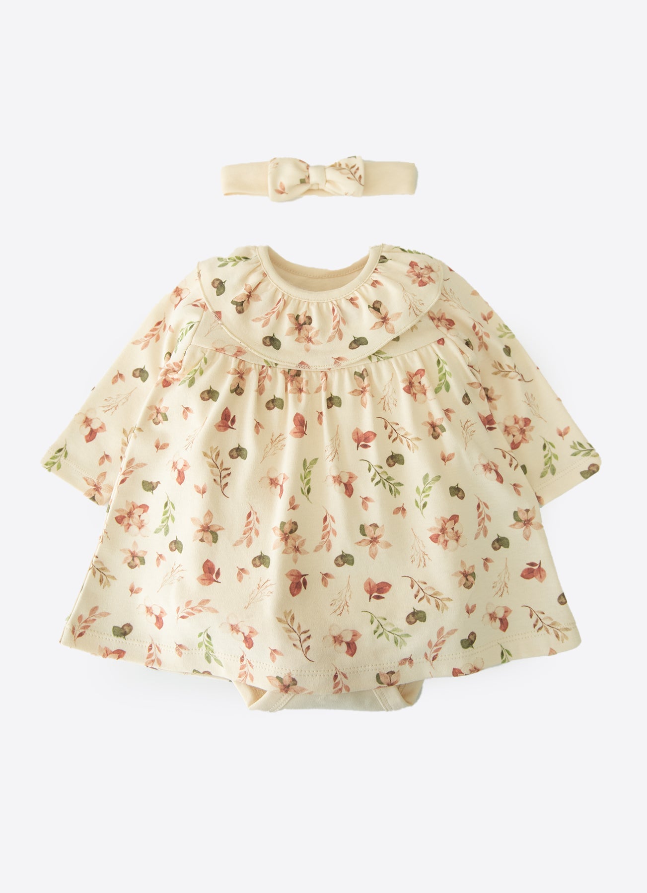 Organic Tina Bodysuit Dress & Headband - S78780