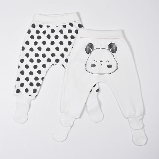 S14566 - Organic Panda 2-Pack Pantsocks