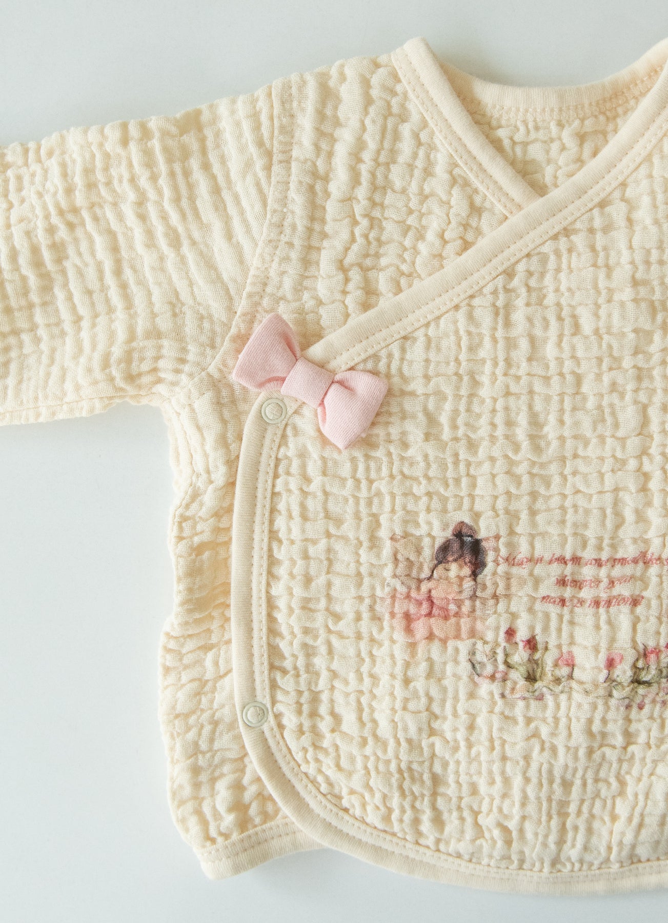 S60008 - Organic Fly Muslin 5-Piece Newborn Set