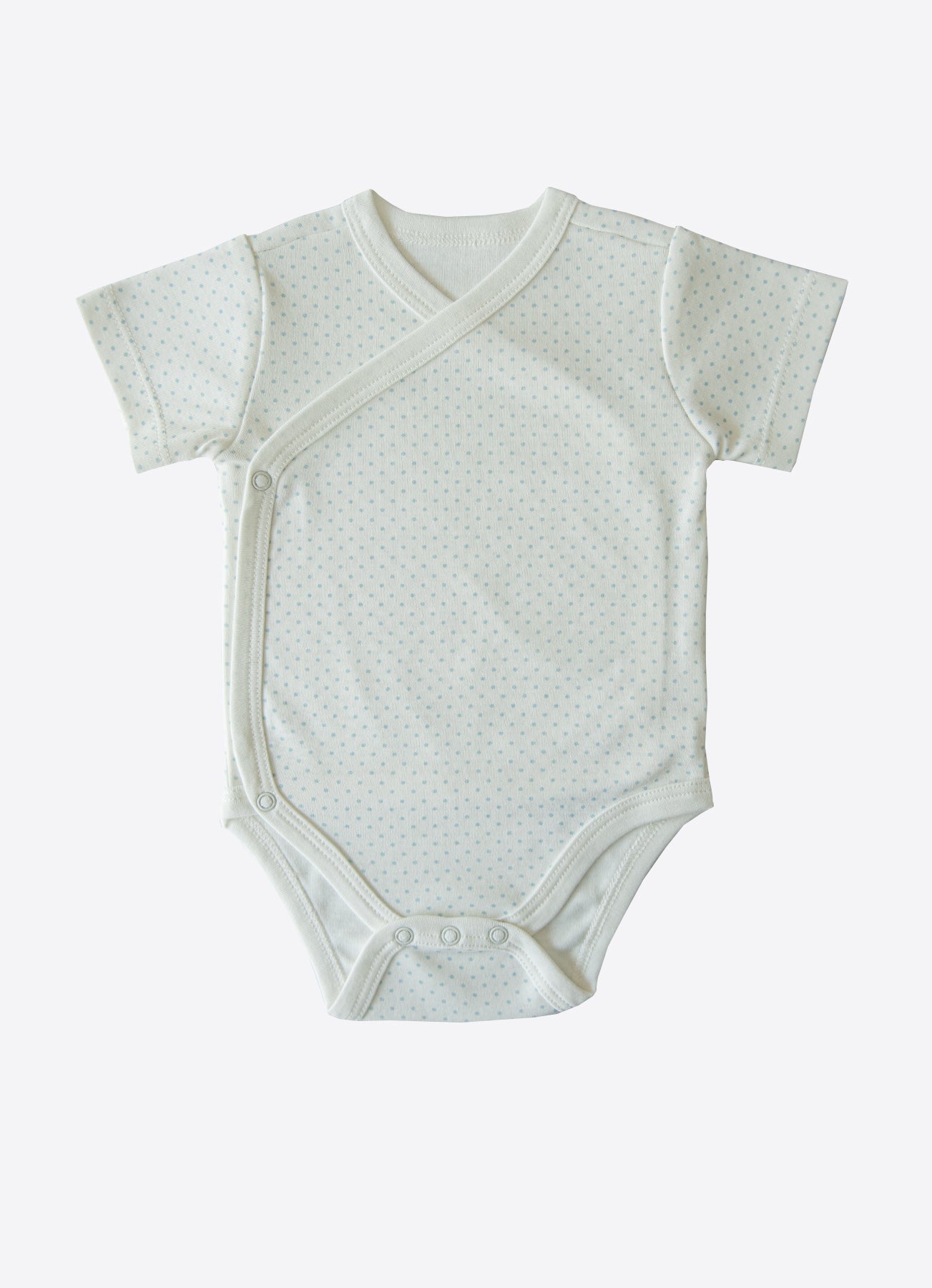 Organic New Dreams Wrapover Short Sleeve Bodysuits 3-Pack - S30330