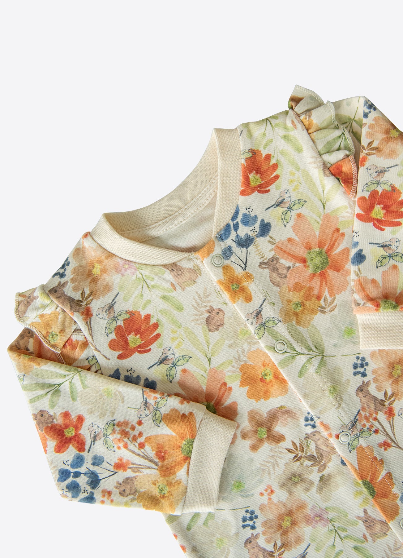 Organic Bloom Jumpsuit With Hat - S43019