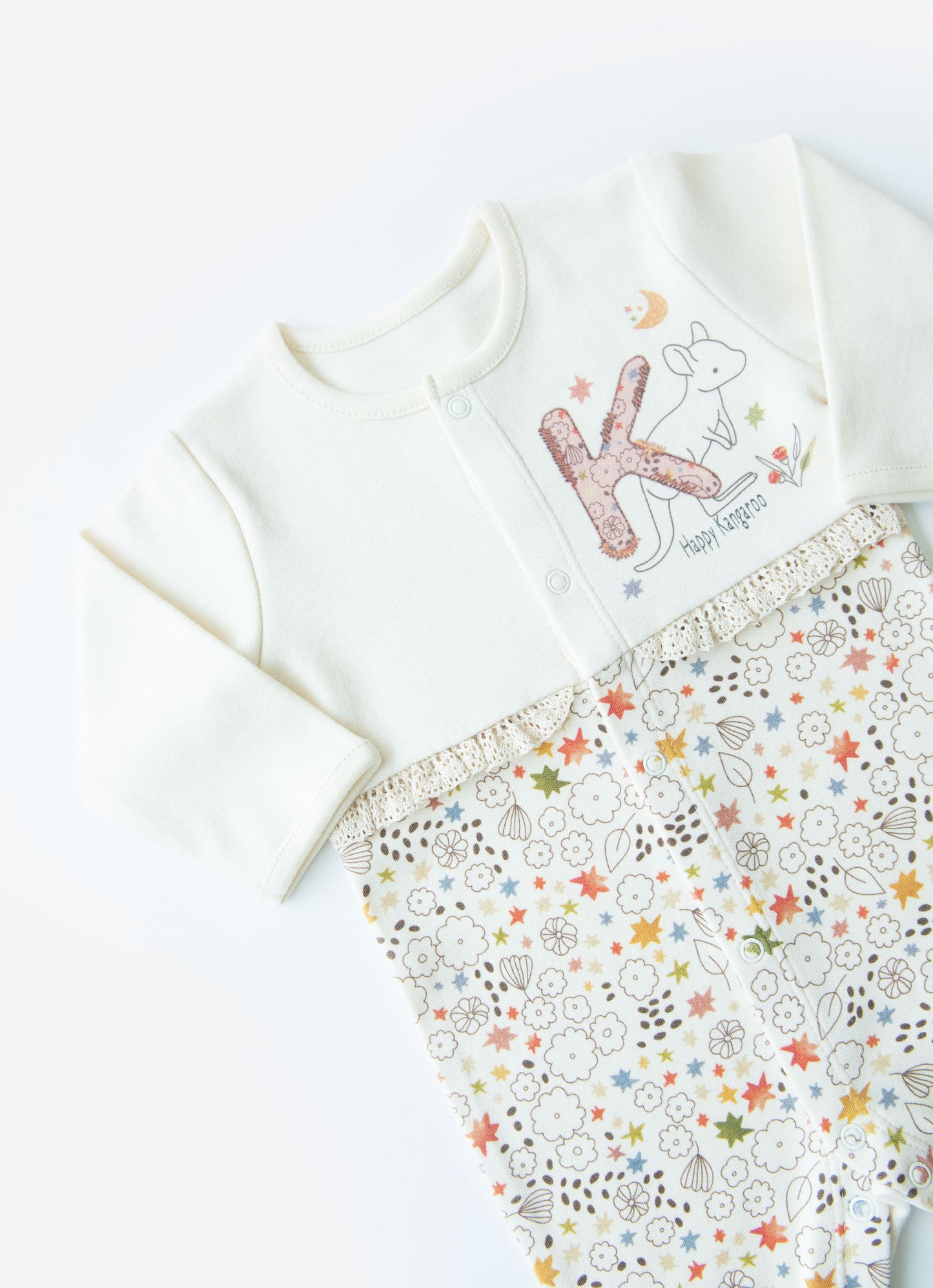 S58775 - Organic Happy Kangaroo Jumpsuit