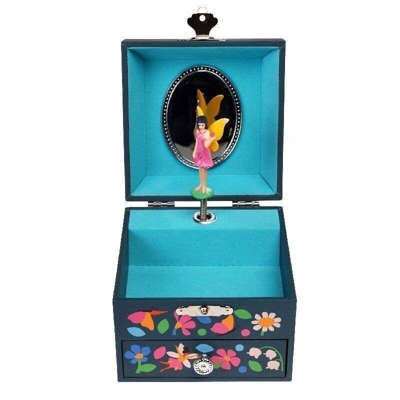 Musical Jewellery Box - Fairies In The Garden