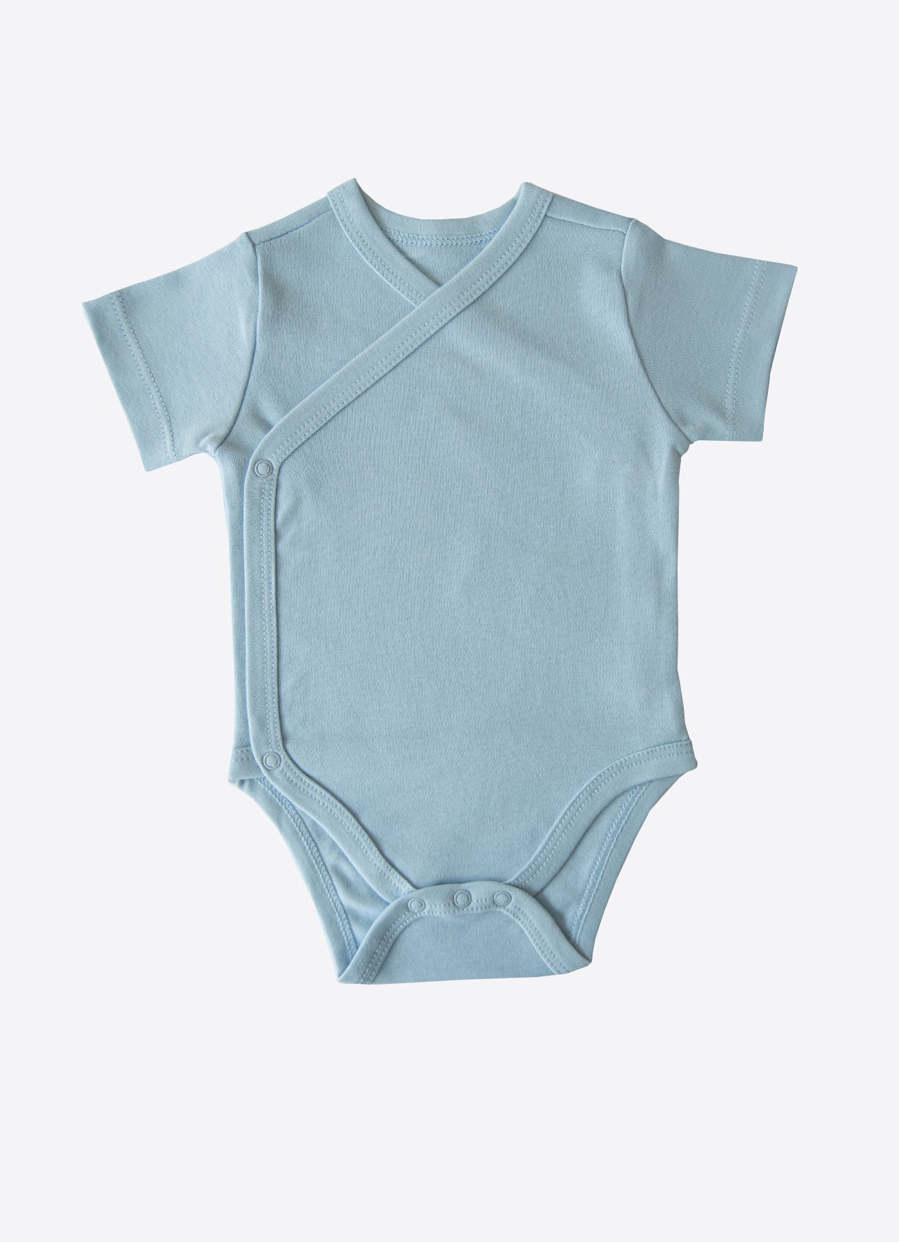 Organic New Dreams Wrapover Short Sleeve Bodysuits 3-Pack - S30330