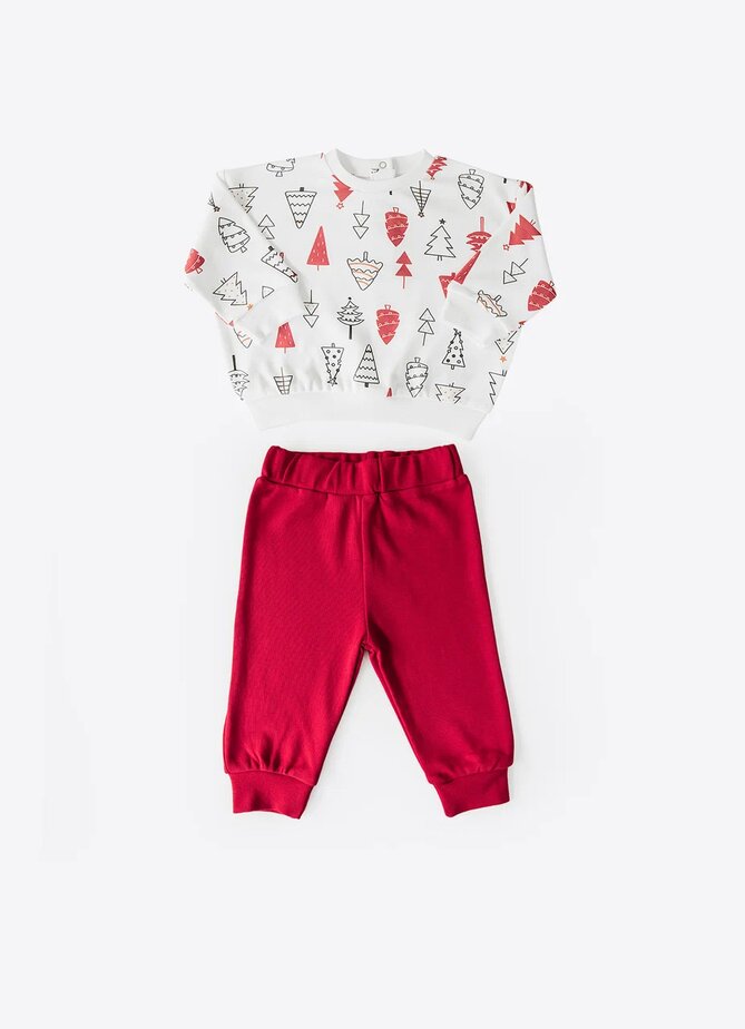 Organic New Year Winter Forest 2-Piece Set - S18628