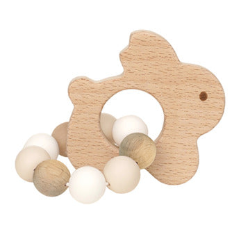 Wooden Rabbit Teether
