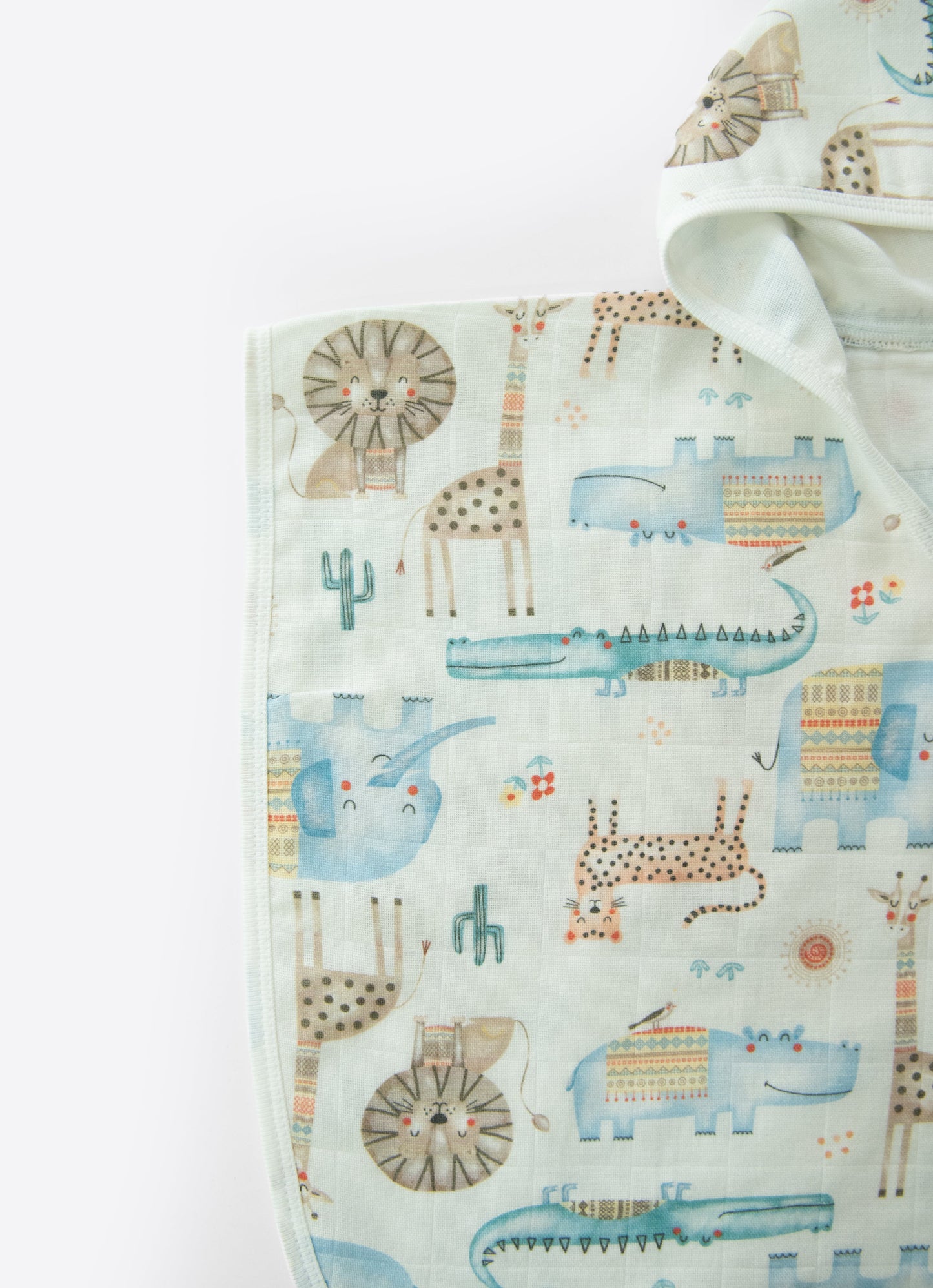 S53831 - Organic Mono Poncho Bathrobe