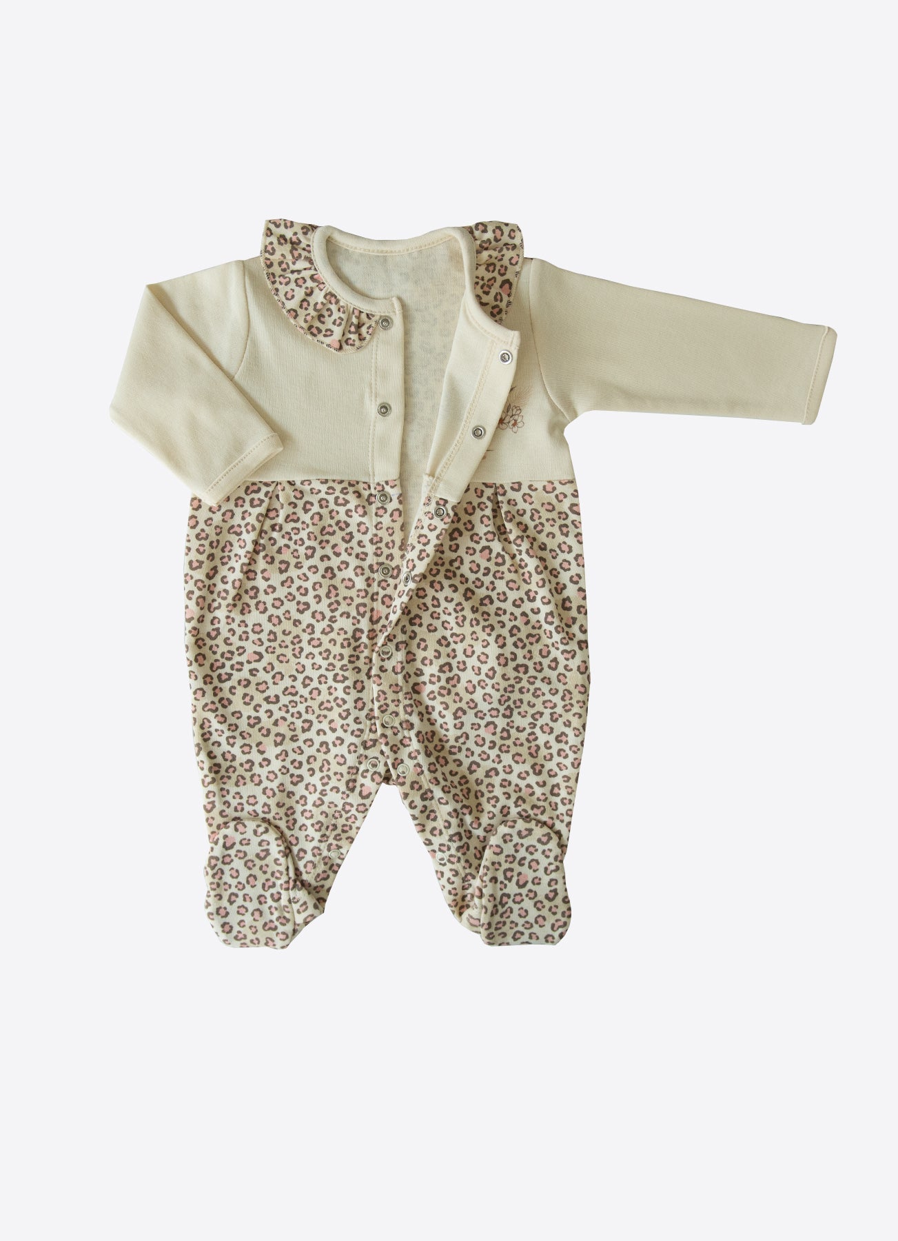 S54572 - Organic Stay Chic Jumpsuit with Bonnet