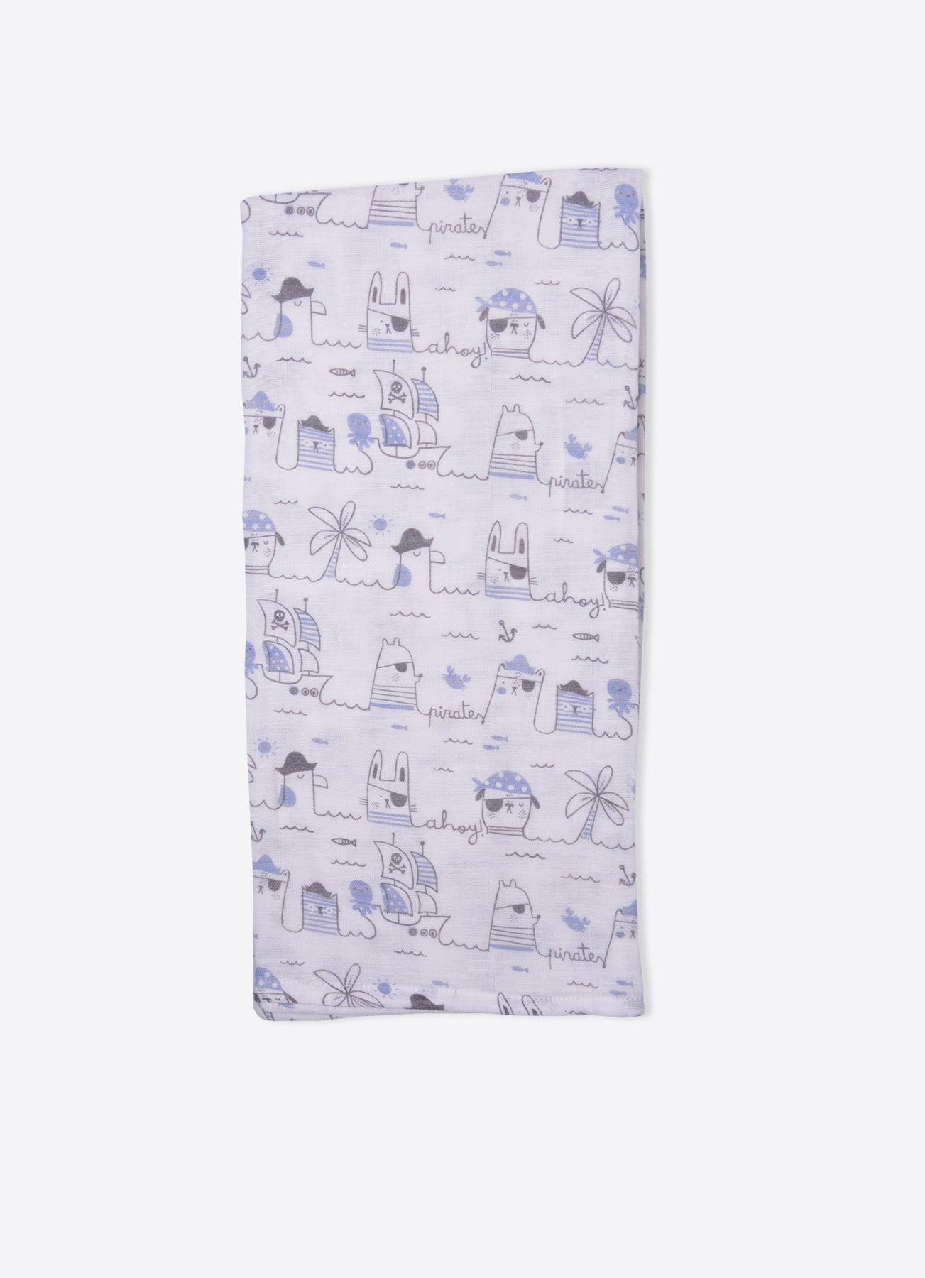 S26378 - Organic Muslin Blanket & Poncho Bathrobe Set