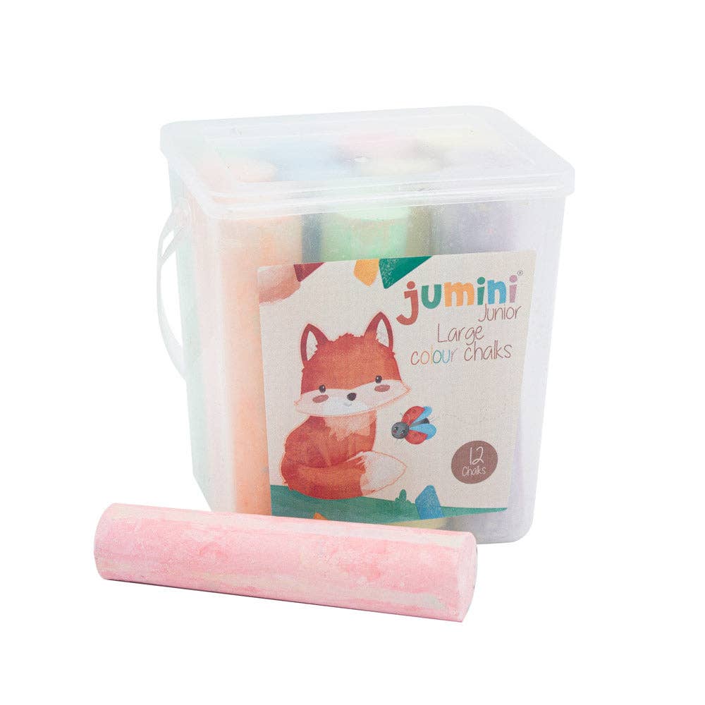 Jumbo Coloured Chalks: Box of 6